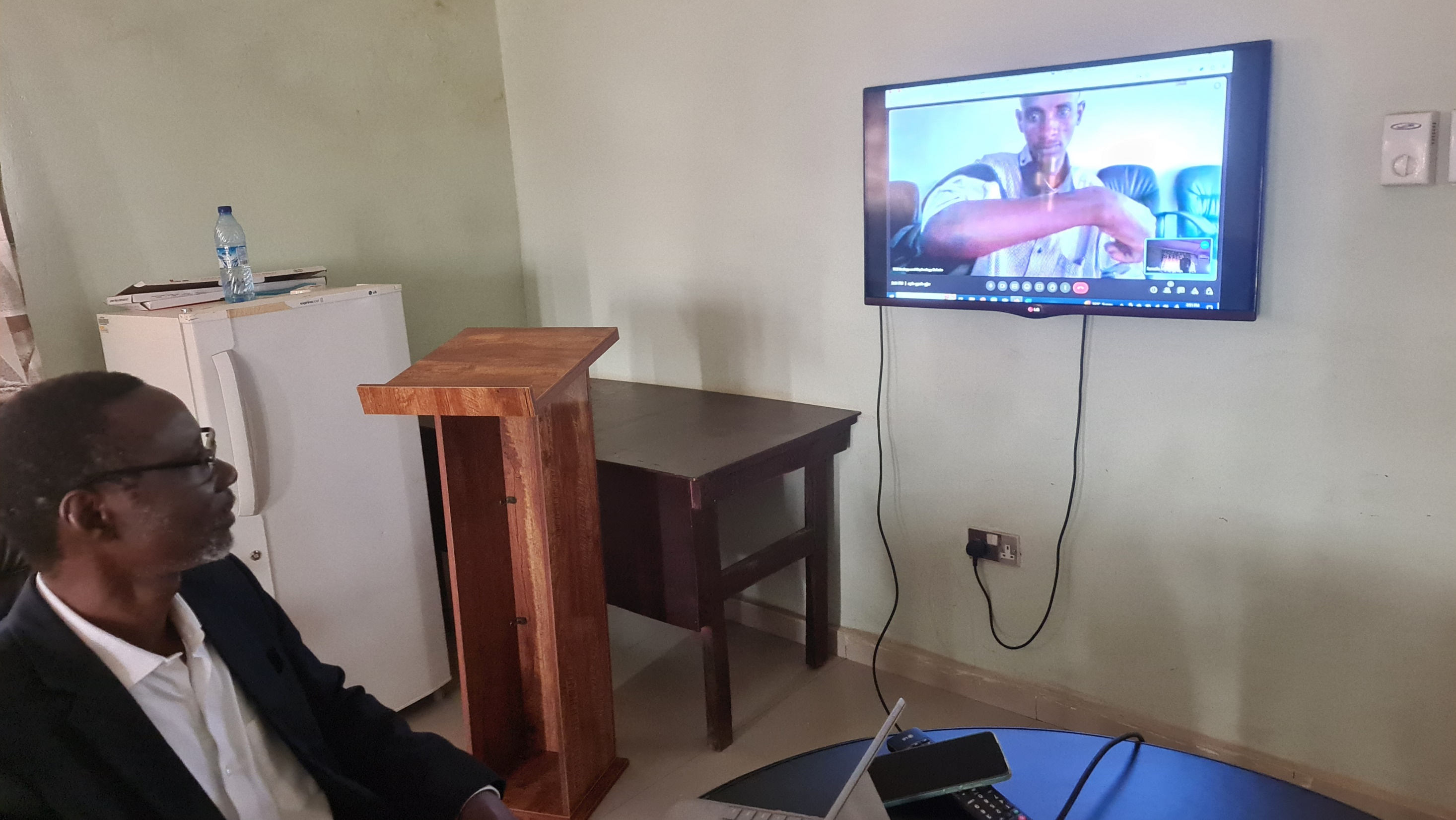 Tele-screening session